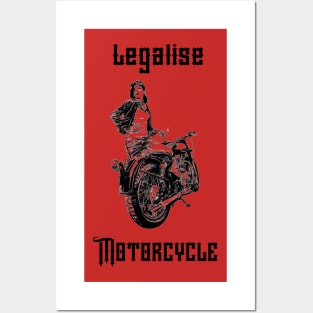 Motorcycle Shirt Legalize motorcycle Tees Biker Men Women Gift T-Shirt Posters and Art